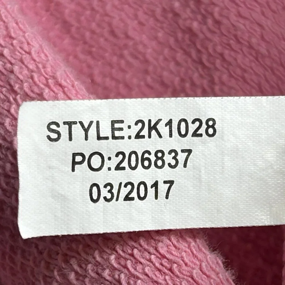 Vineyard Vines Sweatshirt Womens M Pink 1/4 Zip Kangaroo Pocket Logo Pullover - Picture 10 of 15